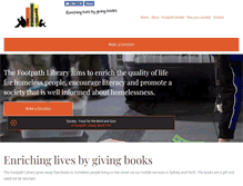 Tablet Screenshot of footpathlibrary.org